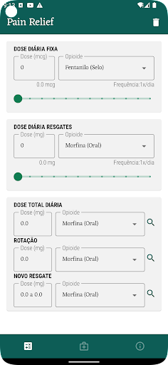 Android application Pain Relief screenshort