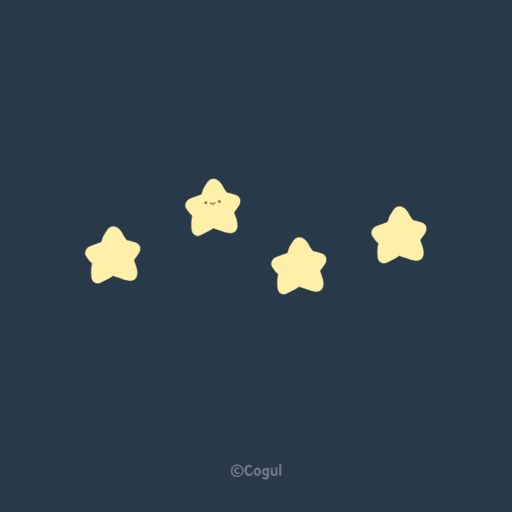 카카오톡 테마 - 심플 미니 별_소프트 네이비 - Google Play 앱