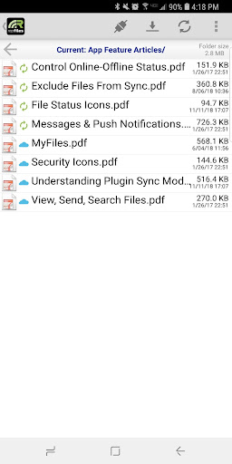 RepFiles Screen 2