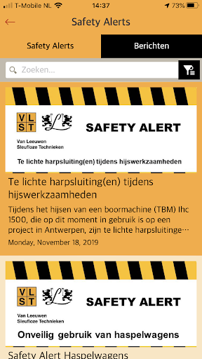 VLST Veiligheidsapp Screen 3