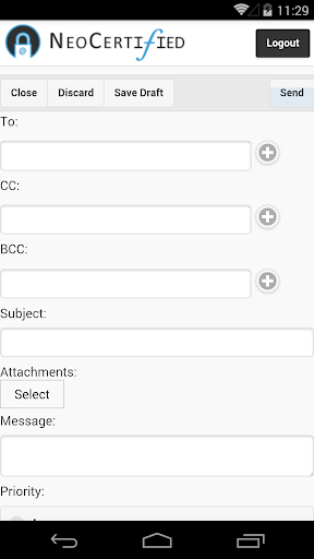 NeoCertified Secure Email Screenshot 3 - AppWisp.com