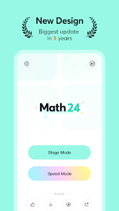 Math 24 - Mental Math Cards