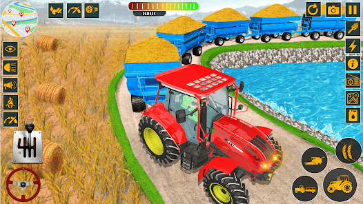 Captura de Pantalla 9 Farming Games: Tractor Games android