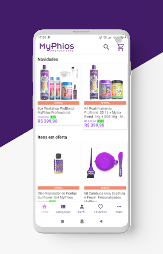 Android application MyPhios Professional screenshort