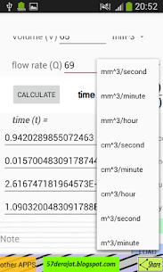 FLOW RATE for PC 3