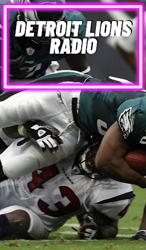 Android application Detroit Lions radio screenshort