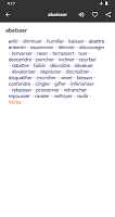 screenshot of Synonyms French Offline