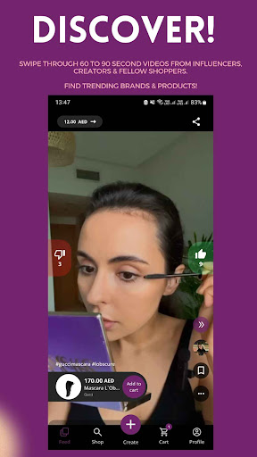 Android application Socialee - Beauty Shopping screenshort