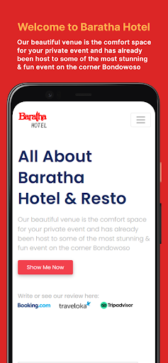Android application Baratha Hotel screenshort