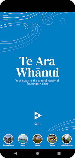 Android application Te Ara Whānui screenshort