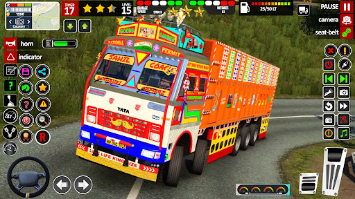 Android application Indian Truck Games 2024 screenshort