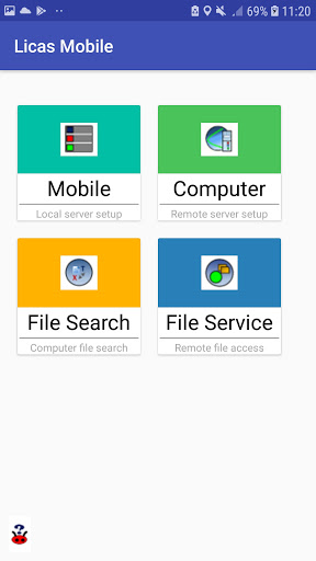 Android application Licas Mobile screenshort