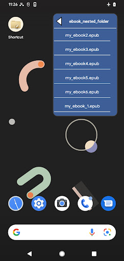 Folder Shortcuts Screen 2