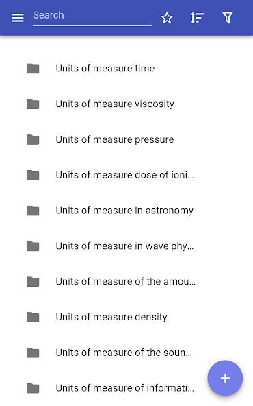 Units of measure