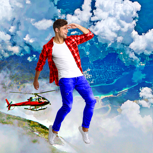 Air photo editor and sky frame logo
