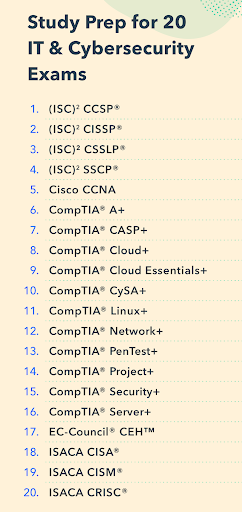 IT & Cybersecurity Pocket Prep Screen 2