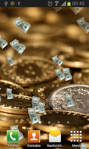 Money and gold Live wallpaper Screen 2