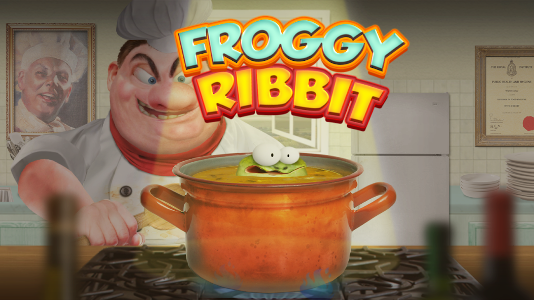Froggy Ribbit: outrun the chef banner