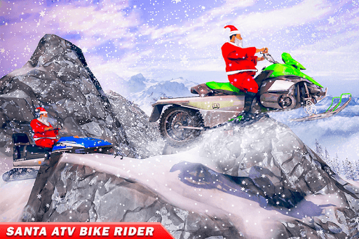 Santa Atv Snow Bike Racing 2020 : Quad Bike Race 1.1 Screenshots 14