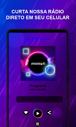 Android application JPD Web Rádio screenshort