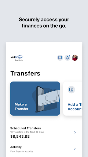 Mid Oregon Credit Union Screen 2