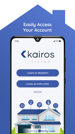Android application Kairos Living screenshort