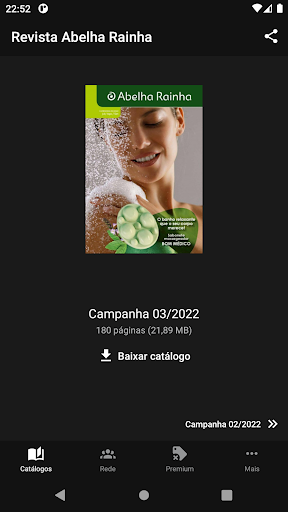 Android application Revista Abelha Rainha screenshort