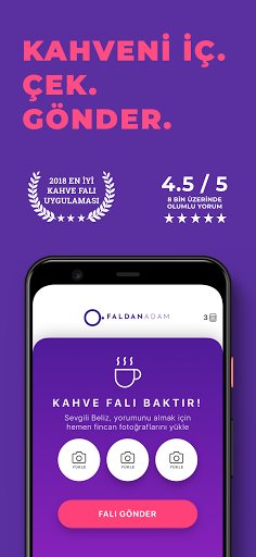 Android application FaldanAdam - Sanal Kahve Falı screenshort