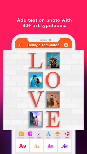 Love Photo Collage Editor Screen 3