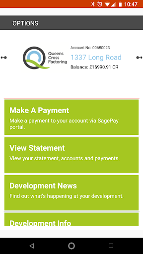 My QCF Screen 2