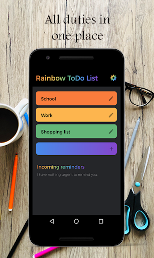 Android application Rainbow TO-DO List & Tasks screenshort