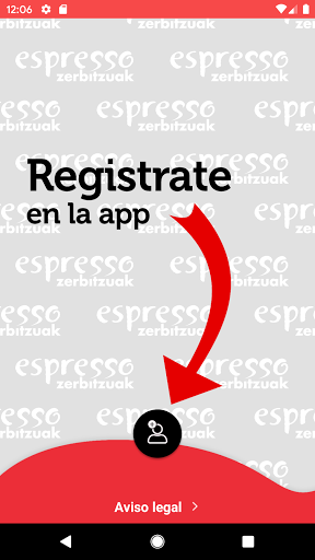 Android application ESPRESSO ZERBITZUAK screenshort