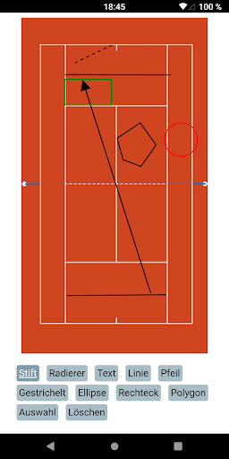 Android application Taktiktafel – Tennis Taktik screenshort