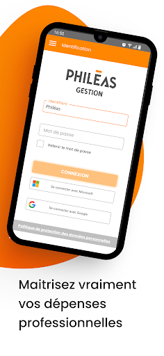 Android application Philéas Gestion screenshort