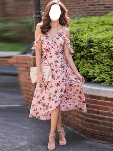 Android application Wrap around Dress Selfie screenshort
