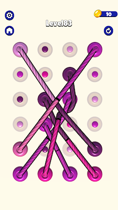 Rope Tangle Color Sort - Screenshot 1