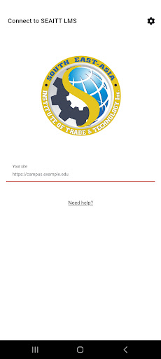 Android application SEAITT LMS screenshort