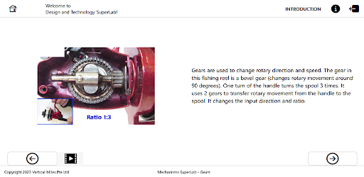 Android application Gears screenshort