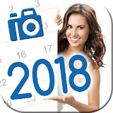 New Year Photo 2018 Calendar icon