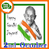 Gandhi Jayanti wishes message icon