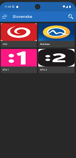 Slovenske a ceske Televizie Screenshot