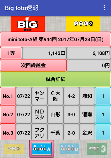 Big Toto速報 サッカーくじ By Ai Inc Google Play United States Searchman App Data Information