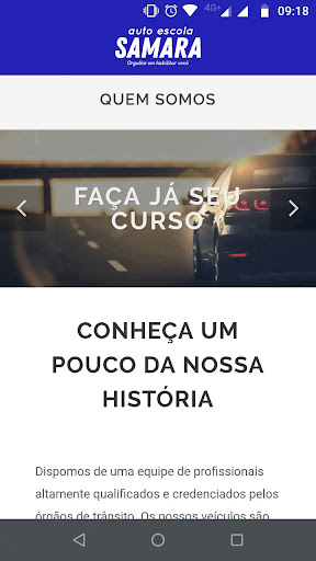 Autoescola Samara Screen 2
