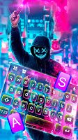 screenshot of Smoke Purge Mask Keyboard Theme