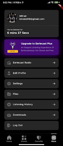 Eeriecast Screen 3