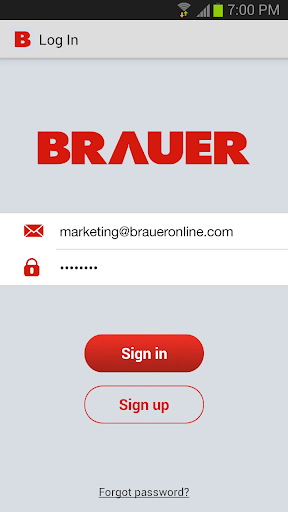 Android application Brauer Service Call Assistant screenshort