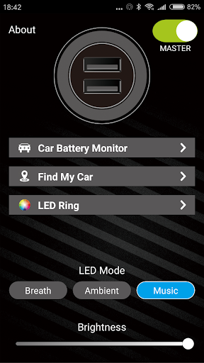 Android application Smart 12V+ screenshort