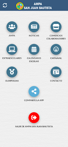 Android application AMPA San Juan Bautista screenshort