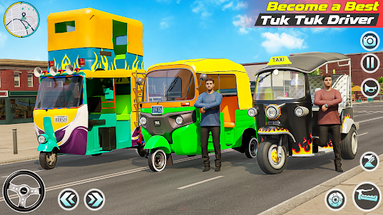 Drive Tuk Tuk Rickshaw Game