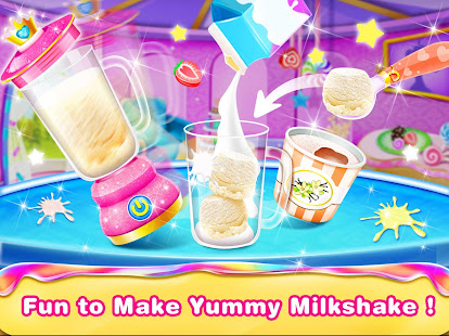Ice Cream Milkshake Maker-Icy Dessert Sweet Games 1.7 APK screenshots 2